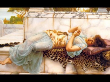  dama pintura art%c3%adstica - Los prometidos 1892 dama neoclásica John William Godward
